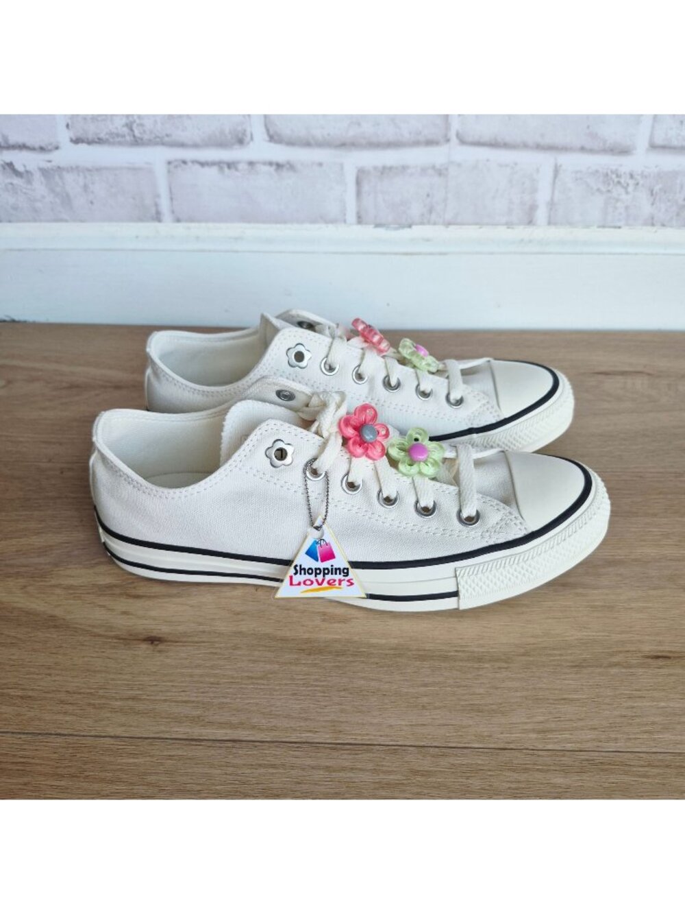 ⭐Converse Chuck Taylor Floral Accents Size 6.5 Men's shoes Sneaker White A19915C